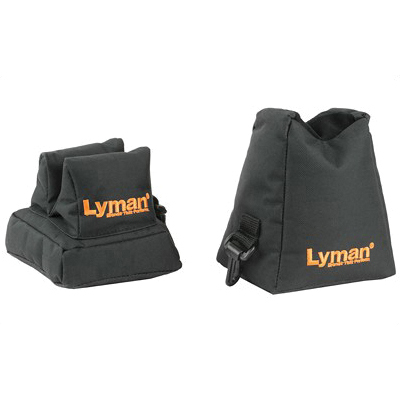 Lyman Crosshair Combo Filled Front And Rear Shooting Rests Standard Size, Black - 7837805