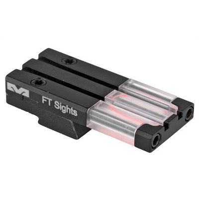 Meprolight Fiber Tritium Bullseye Sight Fits HK VP9, Red - 0631253408 - Meprolight