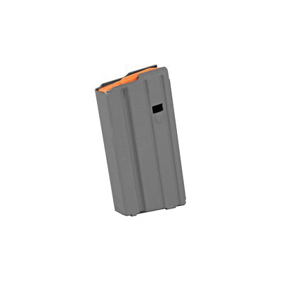 ASC 20 Round Magazine 223 Rem Fits AR-15 Alum, Gray - 20-223-AL-GM-O-ASC - Asc