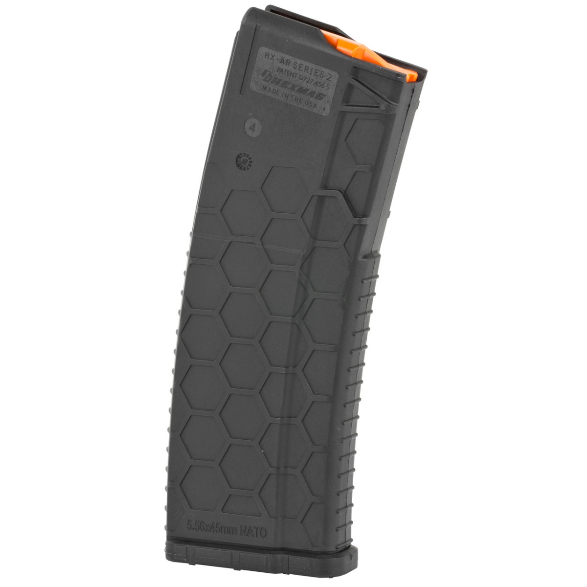 HEXMAG Series 2 5.56x45 15 Round AR-15 Magazine, Black - HX1530-AR15S2-BLK - Hexmag