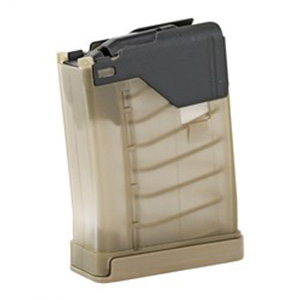 Lancer L5 Advanced Warfighter 5.56x45 10 Round AR-15 Magazine, Translucent Dark Earth - 2320-41 - Lancer Systems
