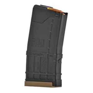 Lancer L5 Advanced Warfighter .300 Blackout 20 Round AR-15 Magazine, Black - 999-000-4280-05 - Lancer Systems