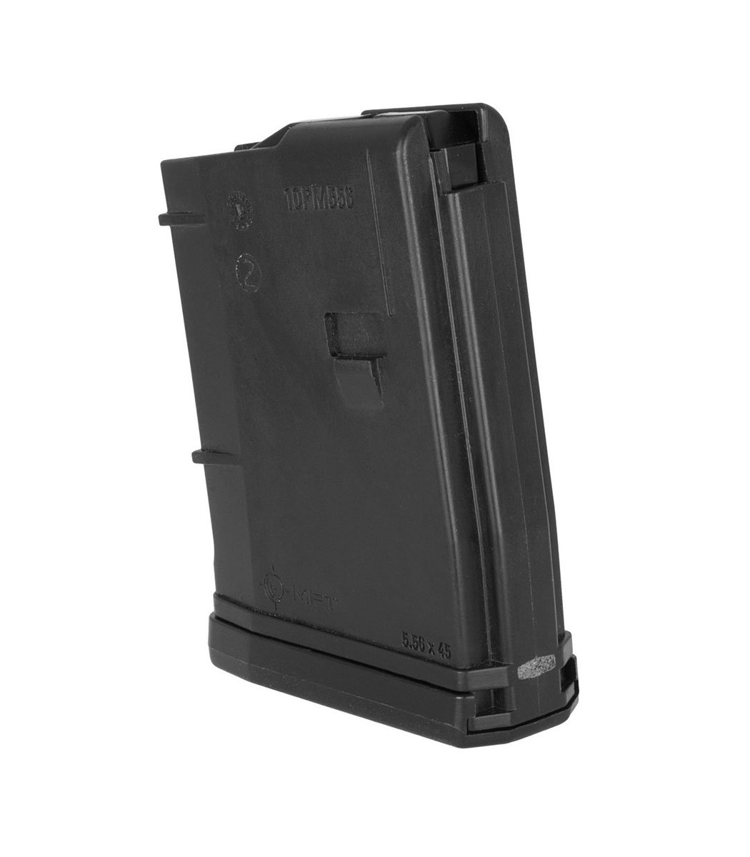 Mission First Tactical 10rd Polymer 5.56mm Magazine, Black - 10PM556BAG-BL - Mission First Tactical