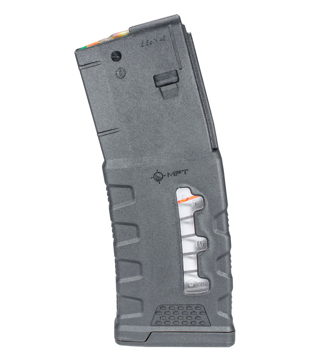 Mission First Tactical 30rd Extreme Duty Window 5.56 Magazine, Black - EXDPM556-W-BL - Mission First Tactical