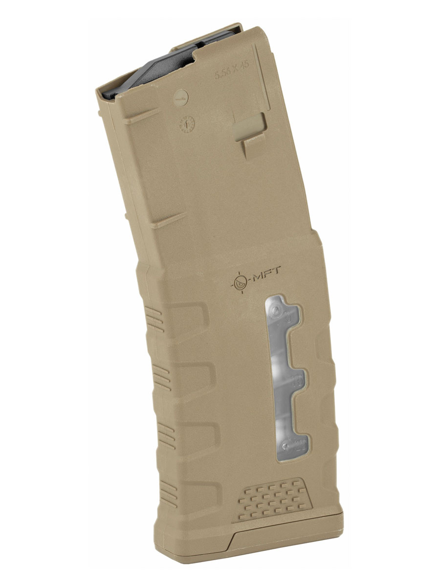 Mission First Tactical 30rd Extreme Duty Window 5.56 Magazine, Scorched Dark Earth - EXDPM556-W-SDE - Mission First Tactical
