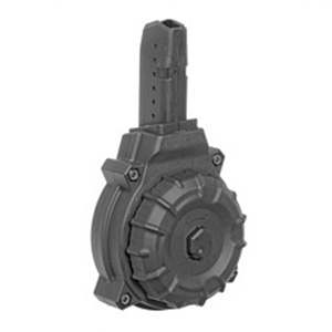 ProMag Glock Style PCC 9mm 50 Round Drum Magazine, Black - DRM-A12 - Promag