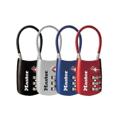 MasterLock One Flexible TSA Approved Combination Lock, Assorted Colors - 4688D - Master Lock