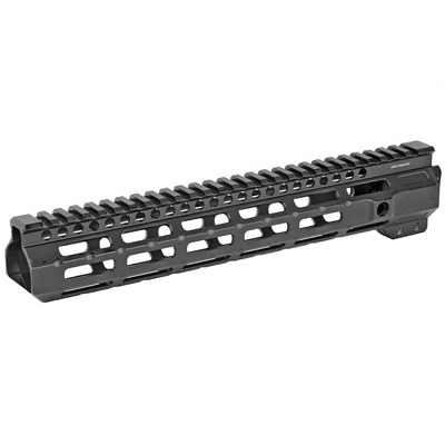 Midwest Industries 11.5" MLOK Combat Rail Handguard w/ 5-Slot Rail Section, Black Anodized - MI-CRM11.5 - Midwest Industries