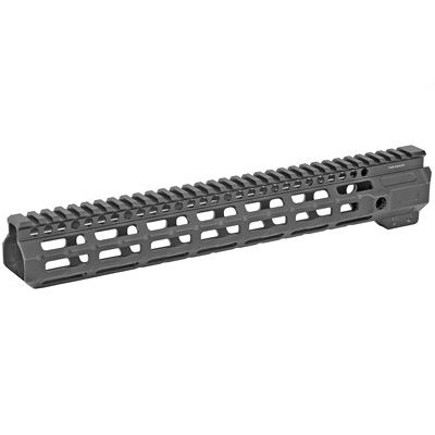 Midwest Industries 13.375" MLOK Combat Rail Handguard w/ 5-Slot Rail Section, Black Anodized - MI-CRM13.375 - Midwest Industries