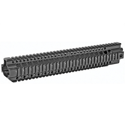 Midwest Industries 14" Quad Rail Combat T-Series Free Float Handguard, Black Anodized - MI-CRT14 - Midwest Industries