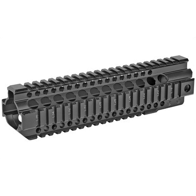 Midwest Industries 9.25" Quad Rail Combat T-Series Free Float Handguard, Black Anodized - MI-CRT9.25 - Midwest Industries