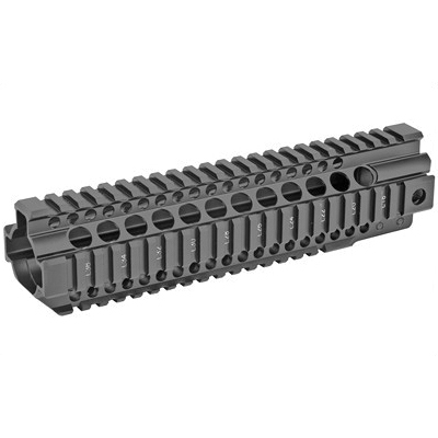 Midwest Industries 9.25" Quad Rail Combat T-Series Free Float Handguard, Black Anodized - MI-CRT9.5 - Midwest Industries