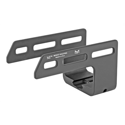 Midwest Industries MLOK Aluminum Light Mount w/ Hand Stop Fits Keltec, Black Anodized - KSG MI-KSG-MM - Midwest Industries