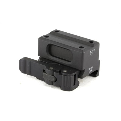 Midwest Industries Lower 1/3 Co-Witness QD Mount Fits Trijicon MRO, Black - MI-QDMRO-1/3 - Midwest Industries