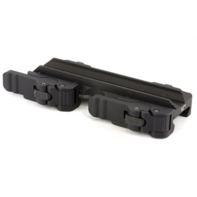 Midwest Industries QD Mount w/ 2 Levers Fits Trijicon ACOG and VCOG, Black - MI-QDTAV2 - Midwest Industries
