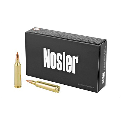 Nosler Hunting 22-250 Rem Ammo 55 Grain Ballistic Tip Ca Certified Nonlead 20 rds/box - 61034 - Nosler
