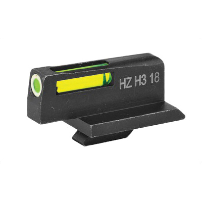 Hi-Viz LiteWave H3 Ruger GP100 Tritium LitePipe Green Front Sight With White Front Ring - GPN301 - Hiviz