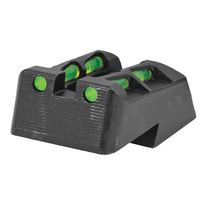 Hi-Viz Litewave Green/Red/Black Springfield 1911 Replaceable Rear Sight - SF2109 - Hiviz