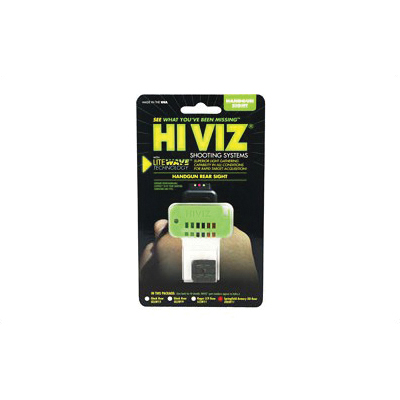 Hi-Viz Litewave Springfield XD/XD-M Green/Red/Black Interchangeable Rear Sights - XDLW11 - Hiviz