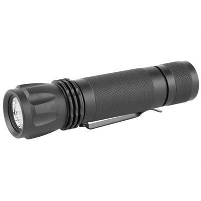 NCSTAR LED Flashlight Fits Picatinny/Weaver Rail, Black - ATFLB