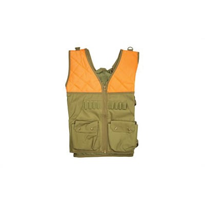 NCSTAR Hunting Vest w/ Large Game Pouch, Blaze Orange - CHV2942TO
