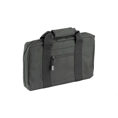 NCSTAR Discreet Pistol Case w/ Two Padded Handgun Compartments, Black Nylon - CPB2903 - Ncstar