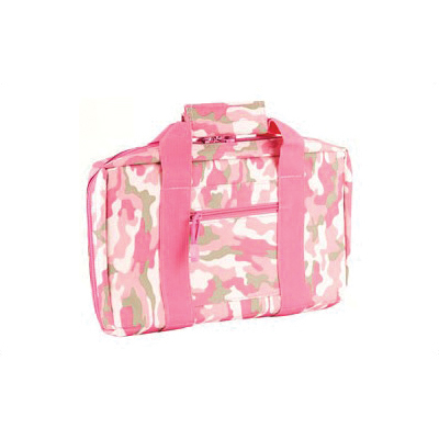 NCSTAR Discreet Pistol Case w/ Two Padded Compartments, Pink Nylon - CPP2903 - Ncstar