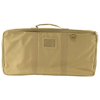 NCSTAR 16" Discreet Carbine Case, Tan Nylon w/ Shoulder Strap - CV3DIS2947T-26 - Ncstar