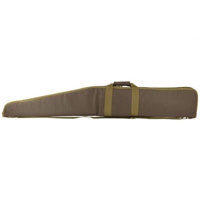 NCSTAR 54" Shotgun Case, Brown Nylon w/ Metal Lockable Zipper Pulls - CVSHW2958-54 - Ncstar
