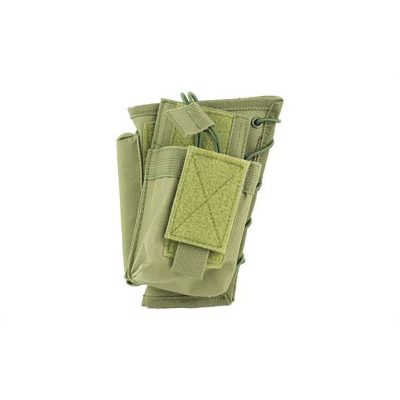 NCSTAR Stock Riser w/ Mag Pouch Fits Most AR/AK Rifle Magazines, Green - CVSRMP2925G - Ncstar