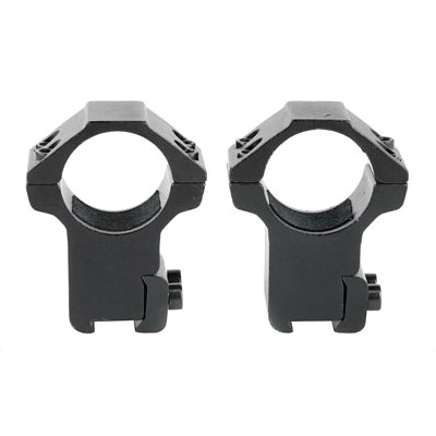 NCSTAR 2 Piece 3/8" Dovetail Rings Supports 1" Scope Tubes , Black - RB27 - Ncstar