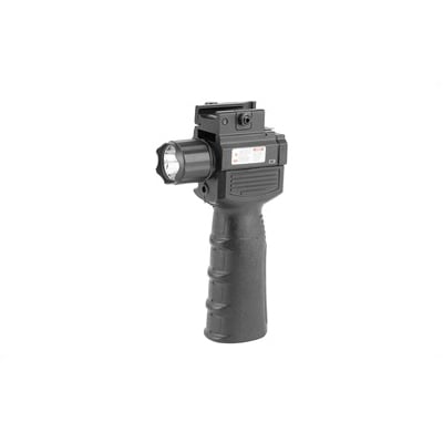 NCSTAR Flashlight & Red Laser Combo Fits Weaver & Picatinny Type Rails, Black - VAQVGFLRV2 - Ncstar