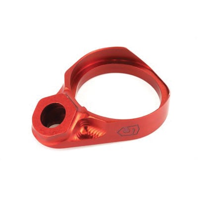 Phase 5 Weapon Systems Sloped Quick Disconnect End Plate, Red - SQD-EP-RED - Phase 5