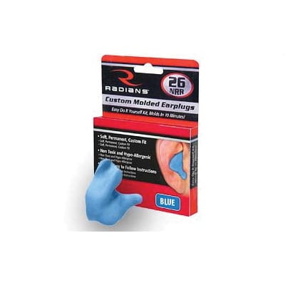Radians Custom Silicon Ear Plugs, Blue - CEP002-B - Radians