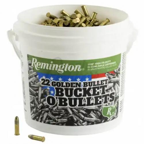Remington 22 Golden Bullet 36 gr HP .22lr Rimfire Ammo, 1400/box - 21231 - Remington