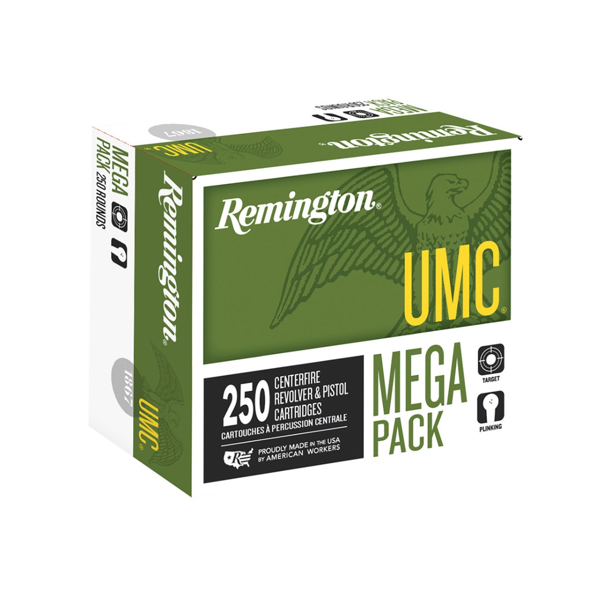 Remington UMC 165 gr FMJ .40 S&W Handgun Ammo, 250/box - 23773
