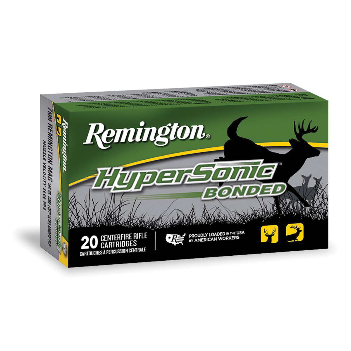Remington HyperSonic Bonded 150 gr PSP .30-06 Spfld Rifle Ammo, 20/box - 29007 - Remington