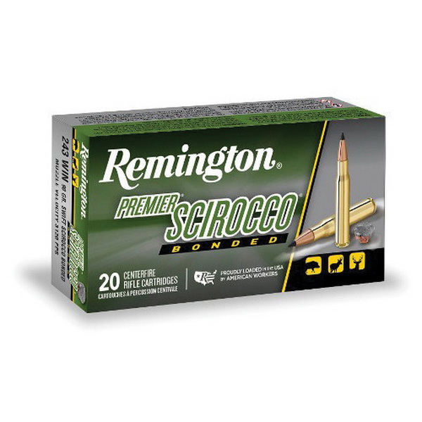 Remington Premier 130 gr Swift Scirocco Bonded 6.5mm Crd Rifle Ammo, 20/box - 29344 - Remington
