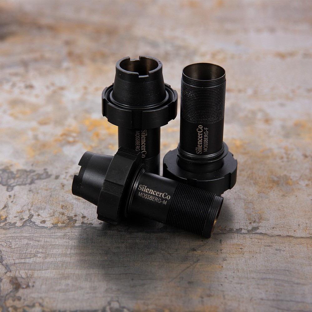 Silencerco Echo Improved Modified Spread Choke Adapter for Remington Style Salvo 12 Shotgun Suppressor, Black - AC1308 - Silencerco