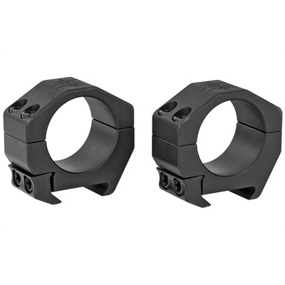 Seekins Precision .82" 30mm Low Scope Ring, Black - 0010620002 - Seekins
