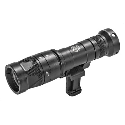 SureFire 340V Scout Pro LED 250 Lumen White/IR Flashlight With Picatinny Mount And Z68 Tailcap, Black - M340V-BK-PRO - Surefire