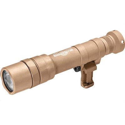 SureFire M640 Scout Pro LED 1500 Lumen Flashlight With Picatinny/M-LOK Mount And Z68 Tailcap, Tan - M640DF-TN-PRO - Surefire
