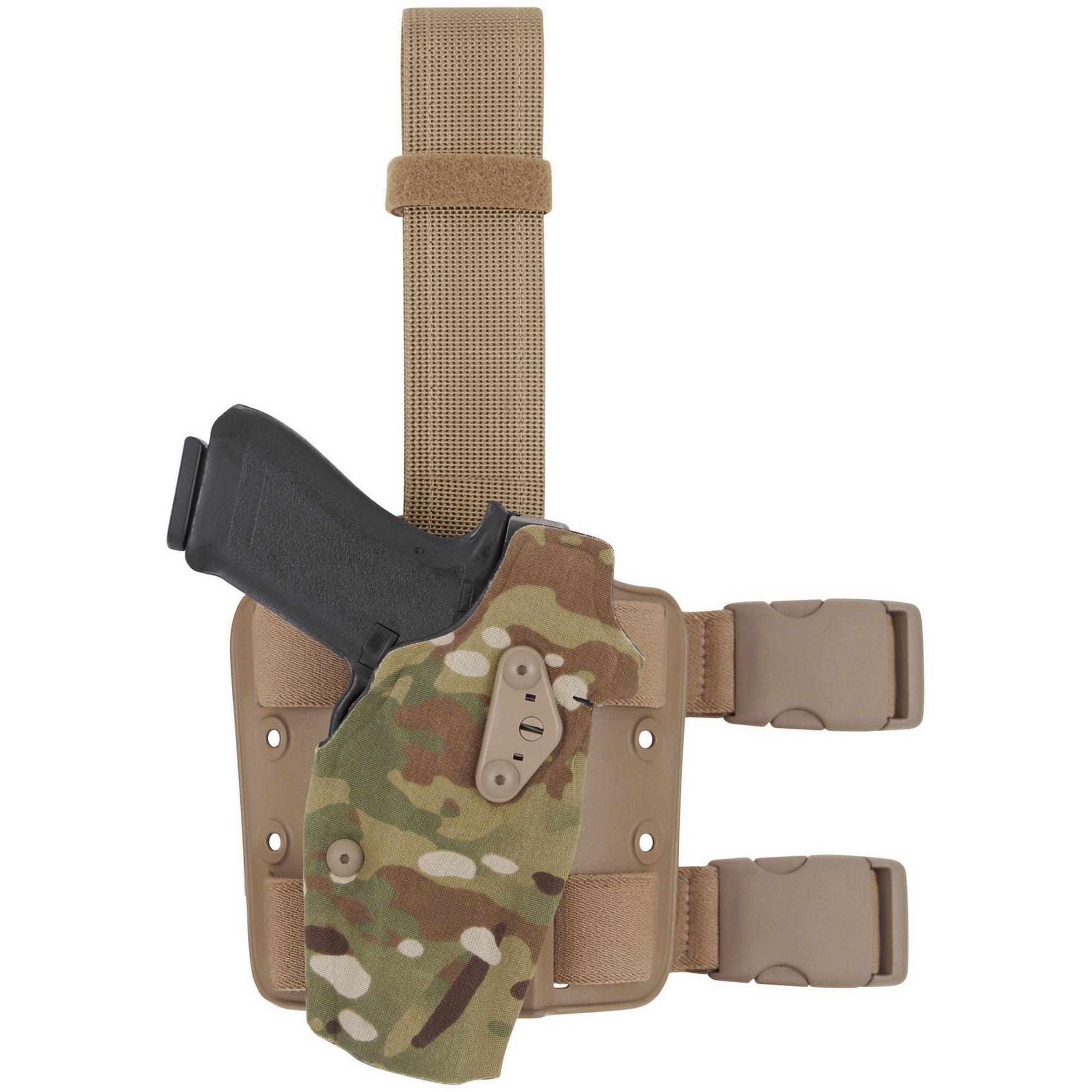 Safariland ALS Right Hand Glock 19 Optic Tactical Holster, MultiCam - 6354DO-2832-701 - Safariland