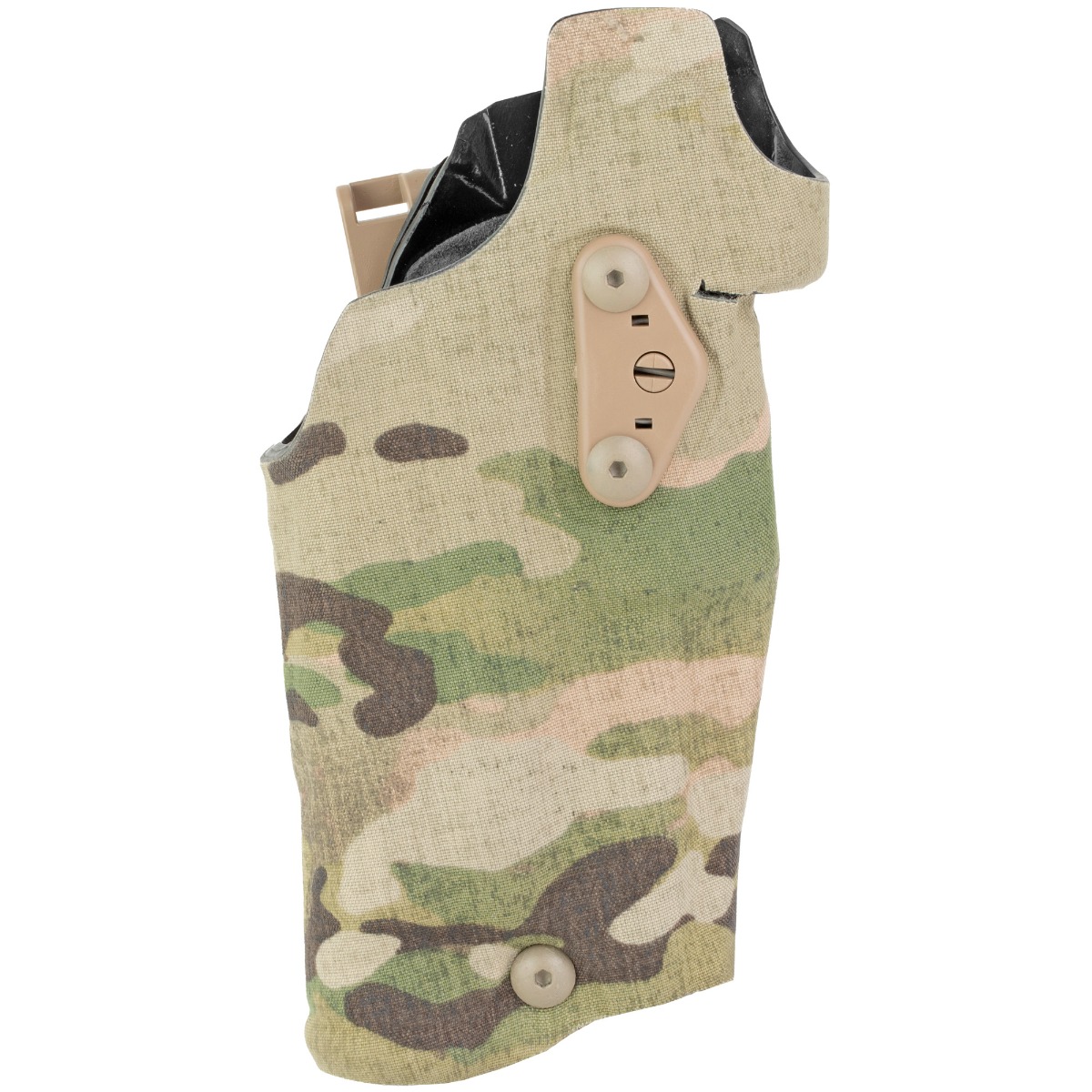 Safariland Safariland QLS Right Hand Glock 19 Optic Tactical Holster, MultiCam - 6354DO-832-701-MS19