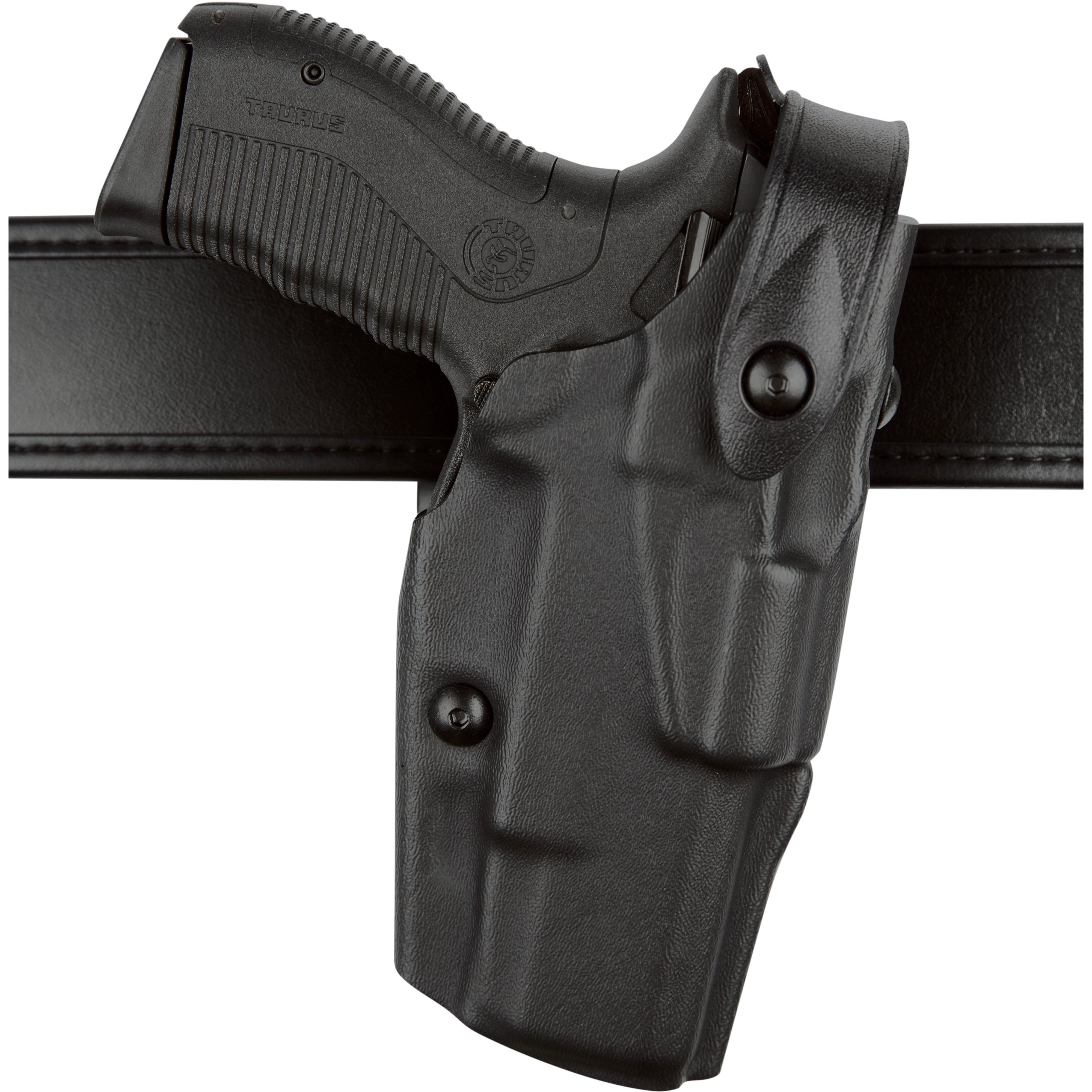 Safariland ALS/SLS Right Hand Glock 19 Mid Ride Level III Retention Duty Holster, Black - 6360-2832-411 - Safariland