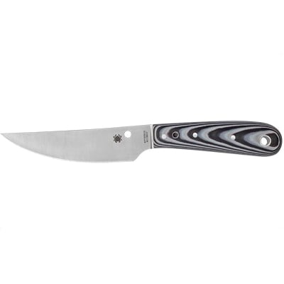 Spyderco Bow River Fixed Blade Knife, Black/White - FB46GP