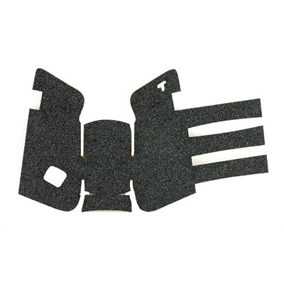 TALON Granulate Adhesive Grip Fits Glock Gen4 19/23/25/32/38 w/ Medium Backstrap, Black - 111G - Talon Grips