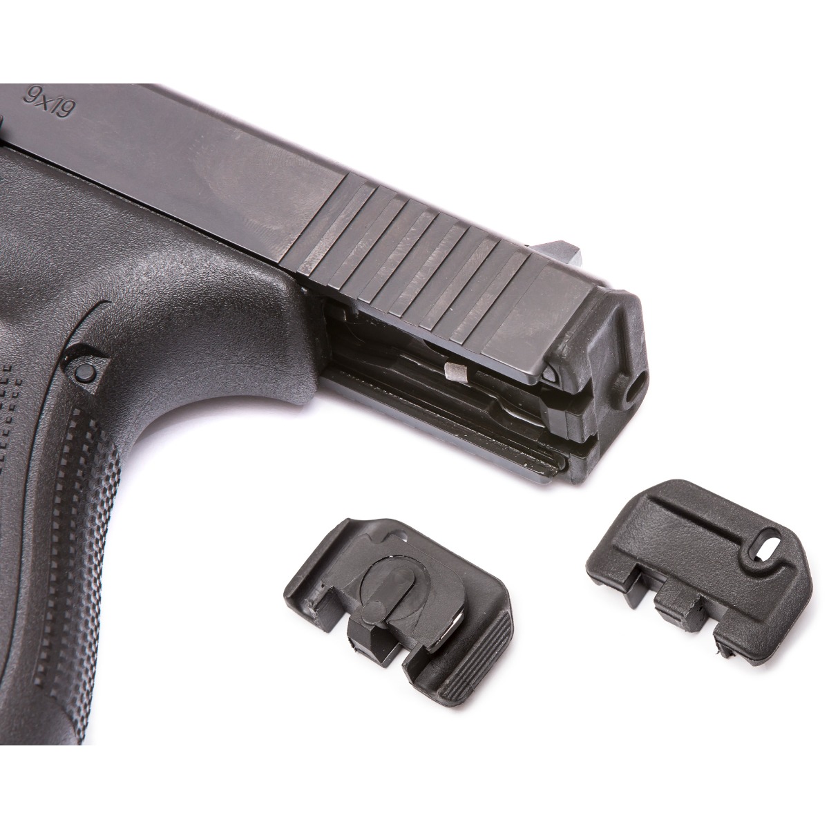 Tango Down Vickers Tactical Slide Racker Glock 17/19/19X/26/34/44/45 Pistols, Black - GSR-04BLK