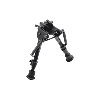 Truglo TAC POD Picatinny Rail/Sling Swivel 6"-9" Adjustable Bipod, Black - TG8901S