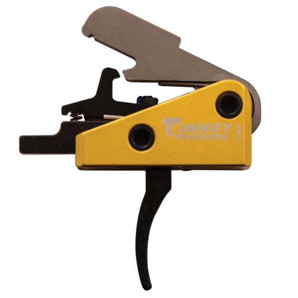 Timney Triggers Skeletonized Small Pin Trigger for AR-15 Competition Rifle, 3 lb, Black/Gold - 661-S - Timney Triggers